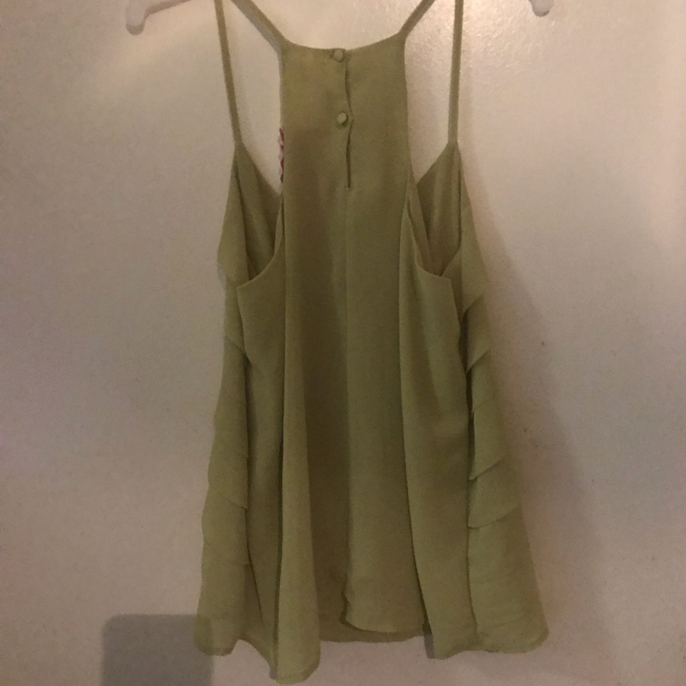 New Green Ruffle Swing Tank - Picture 3 of 4
